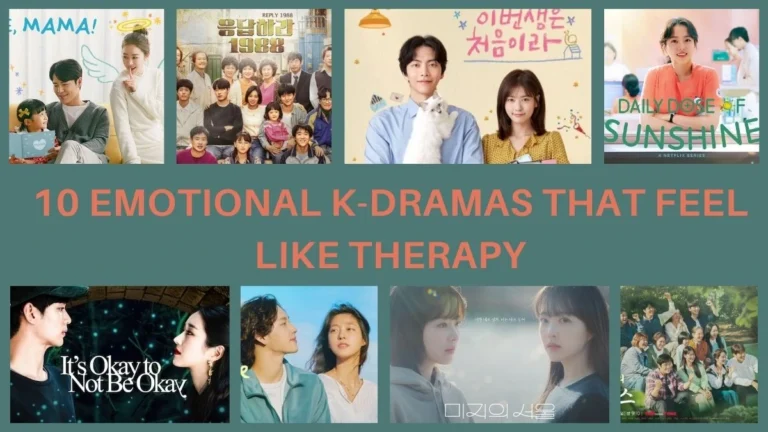 emotional kdramas that feel like therapy